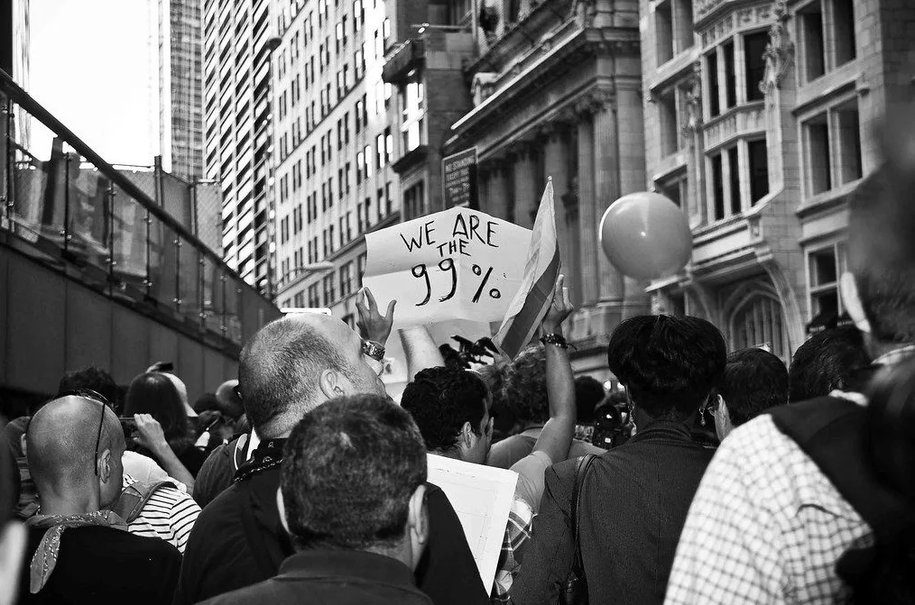 We Are The 99% — protest crowd